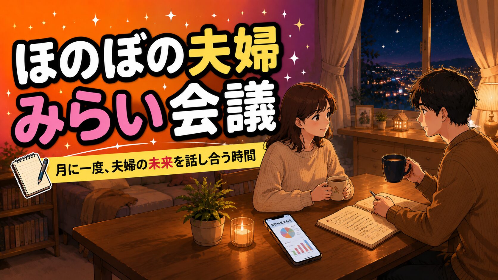 ほのぼの夫婦みらい会議のやり方