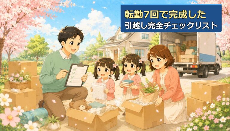 転勤族の引越し完全チェックリスト
