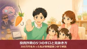 投資詐欺によくある5つの手口と見抜き方