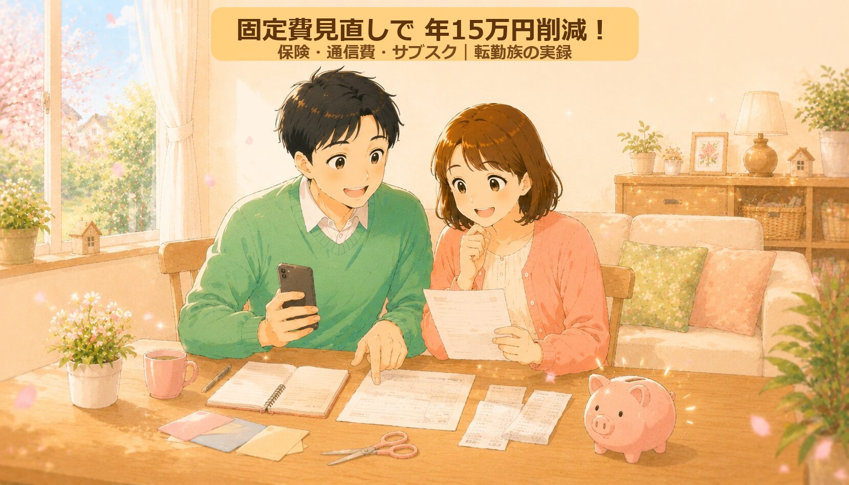 固定費削減で年15万円削減した話